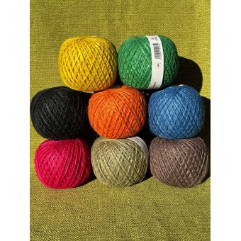 Джутовий шпагат кольоровий в  клубочку