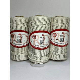 Бавовняний  канат 3 мм 100 метрів