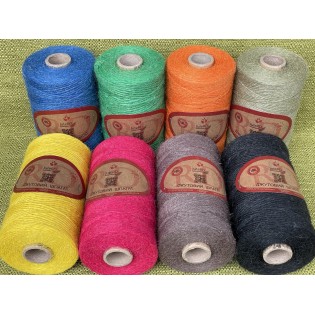 Джутовий шпагат кольоровий 1000г